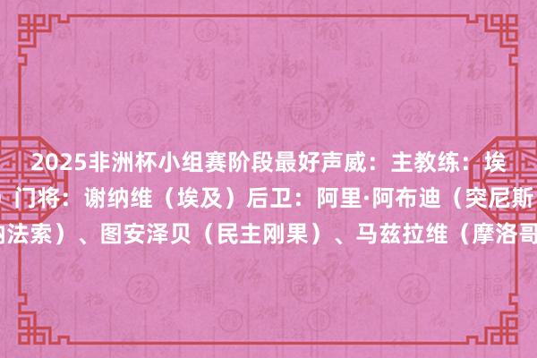 2025非洲杯小组赛阶段最好声威：主教练：埃里克·谢尔（尼日